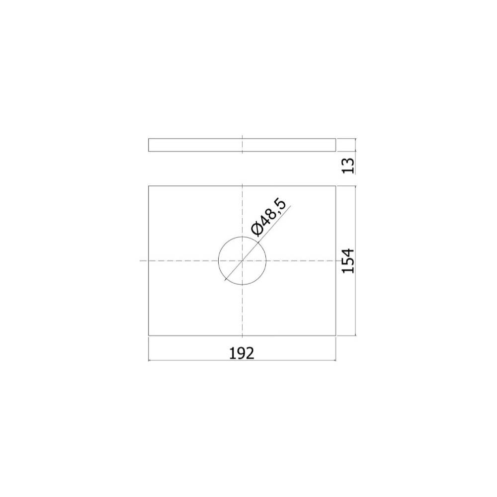  Miscelatore incasso PBOX 010 piastra abs serie Ringo modello RINBOX010CR cromo Paffoni by CeramicStore | Lo specialista del tuo bagno