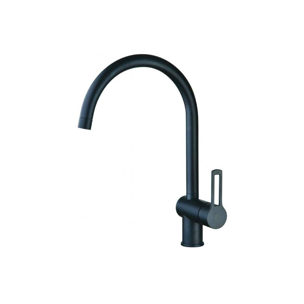 Miscelatore lavello serie RINGO modello RIN180NO colore nero opaco Paffoni by CeramicStore | Lo specialista del tuo bagno