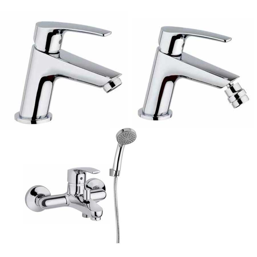 Set di Rubinetti per Vasca Duplex