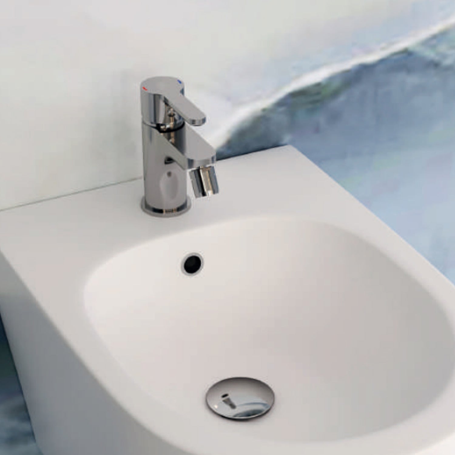  Miscelatore monocomando bidet con scarico RubiFlux serie Lume - Rame by CeramicStore | Lo specialista del tuo bagno
