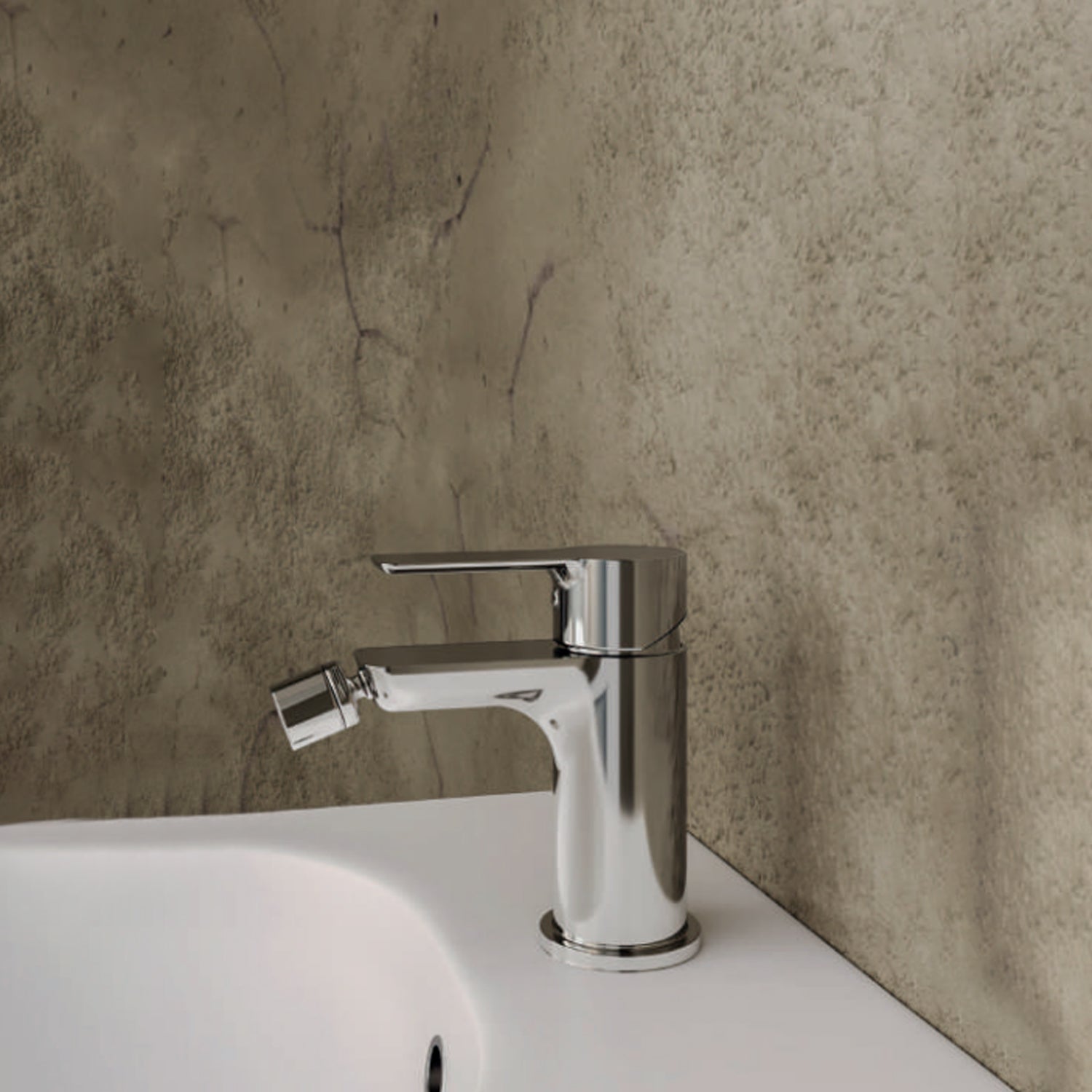  Miscelatore monocomando bidet RubiFlux serie Zea - Cromo by CeramicStore | Lo specialista del tuo bagno