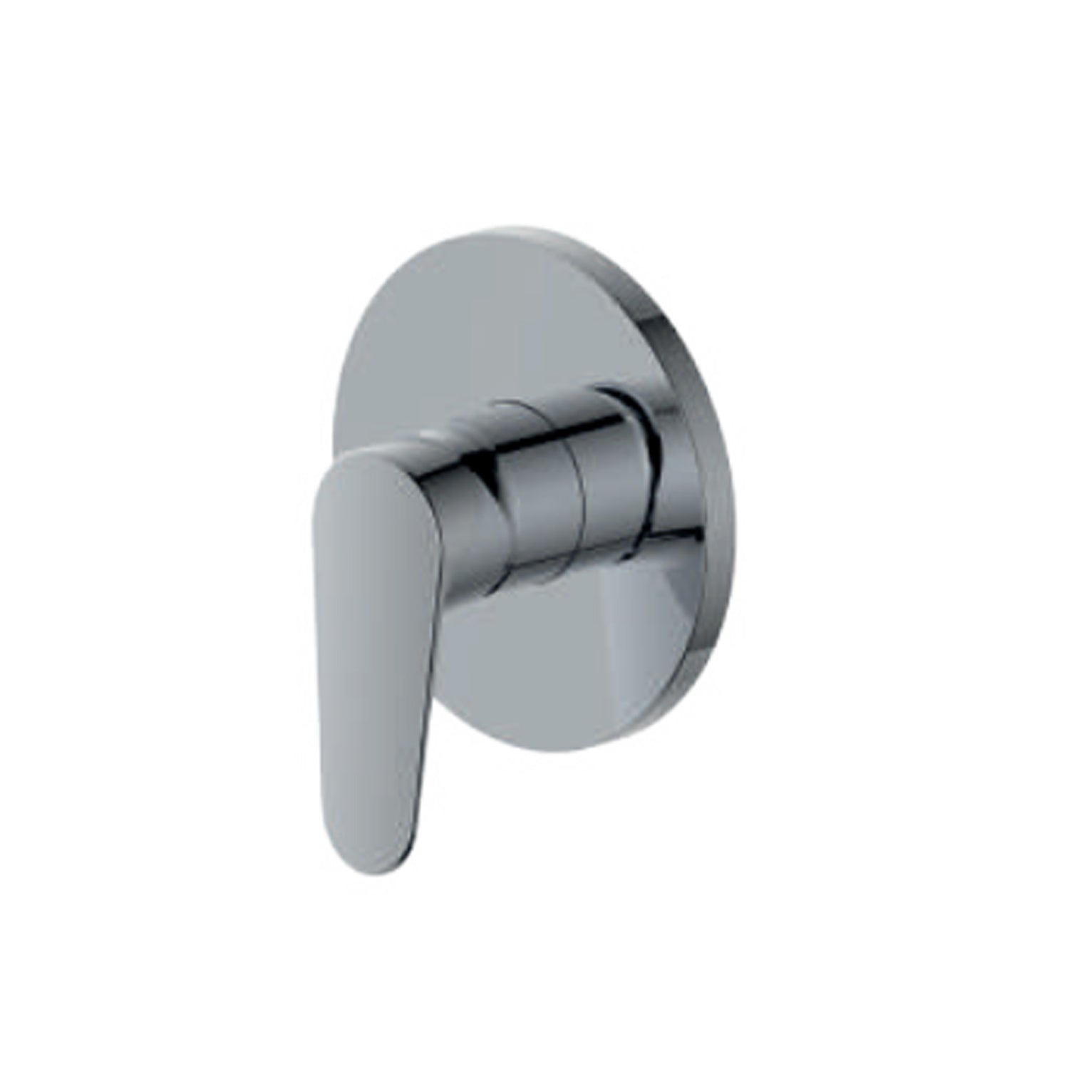 Miscelatore monocomando da incasso per doccia RubiFlux serie Ampra - Cromo by CeramicStore | Lo specialista del tuo bagno