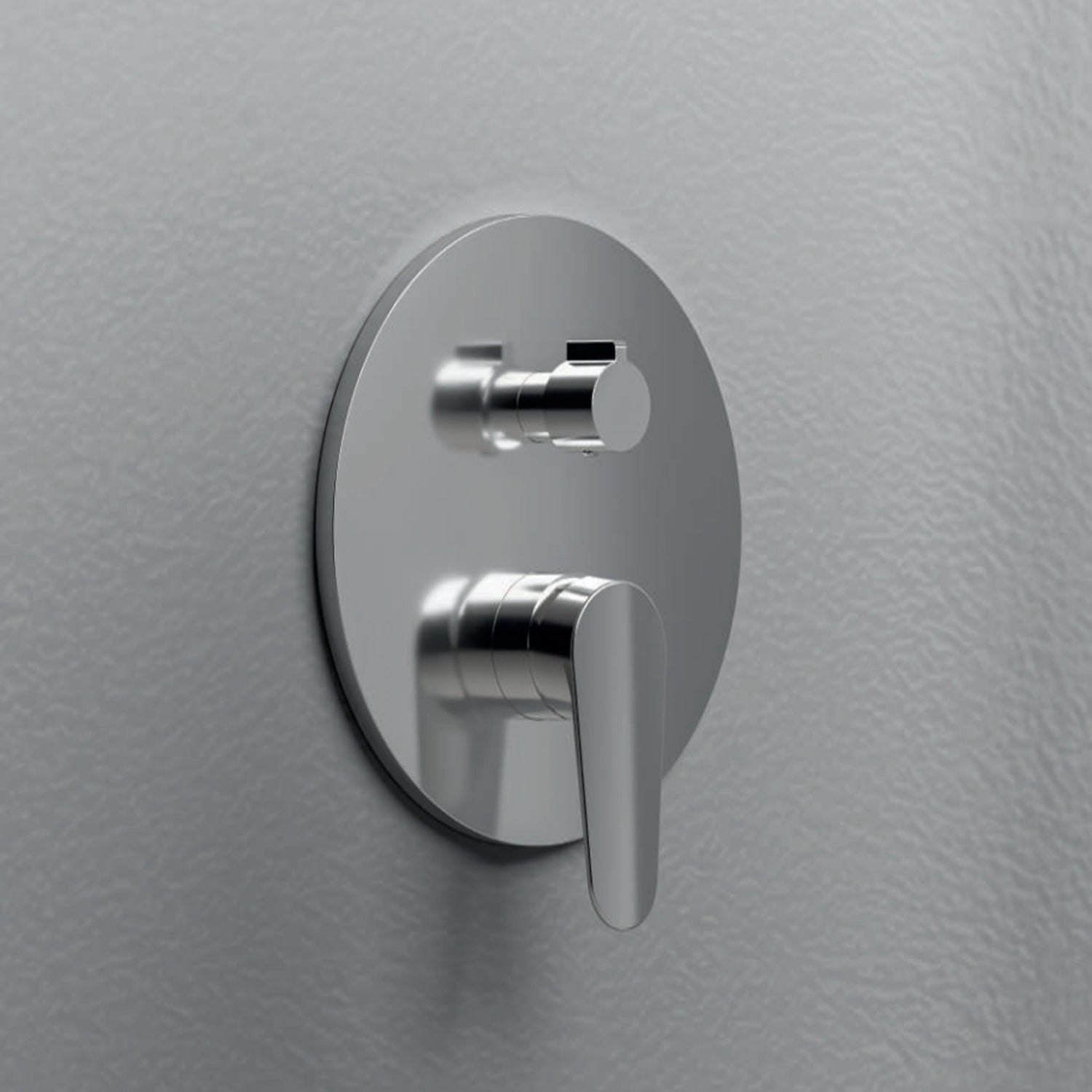  Miscelatore monocomando da incasso per doccia con deviatore RubiFlux serie Ampra - Cromo by CeramicStore | Lo specialista del tuo bagno