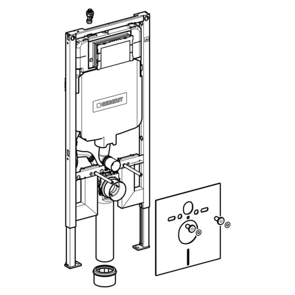 Cassetta incasso Geberit Duofix 'Sigma 8' per pareti in cartongesso art 111.795.00.1 5