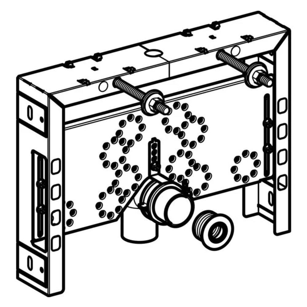 Combifix Italia per bidet sospesi, fissaggi regolabili da 18 cm a 23 cm Geberit 4