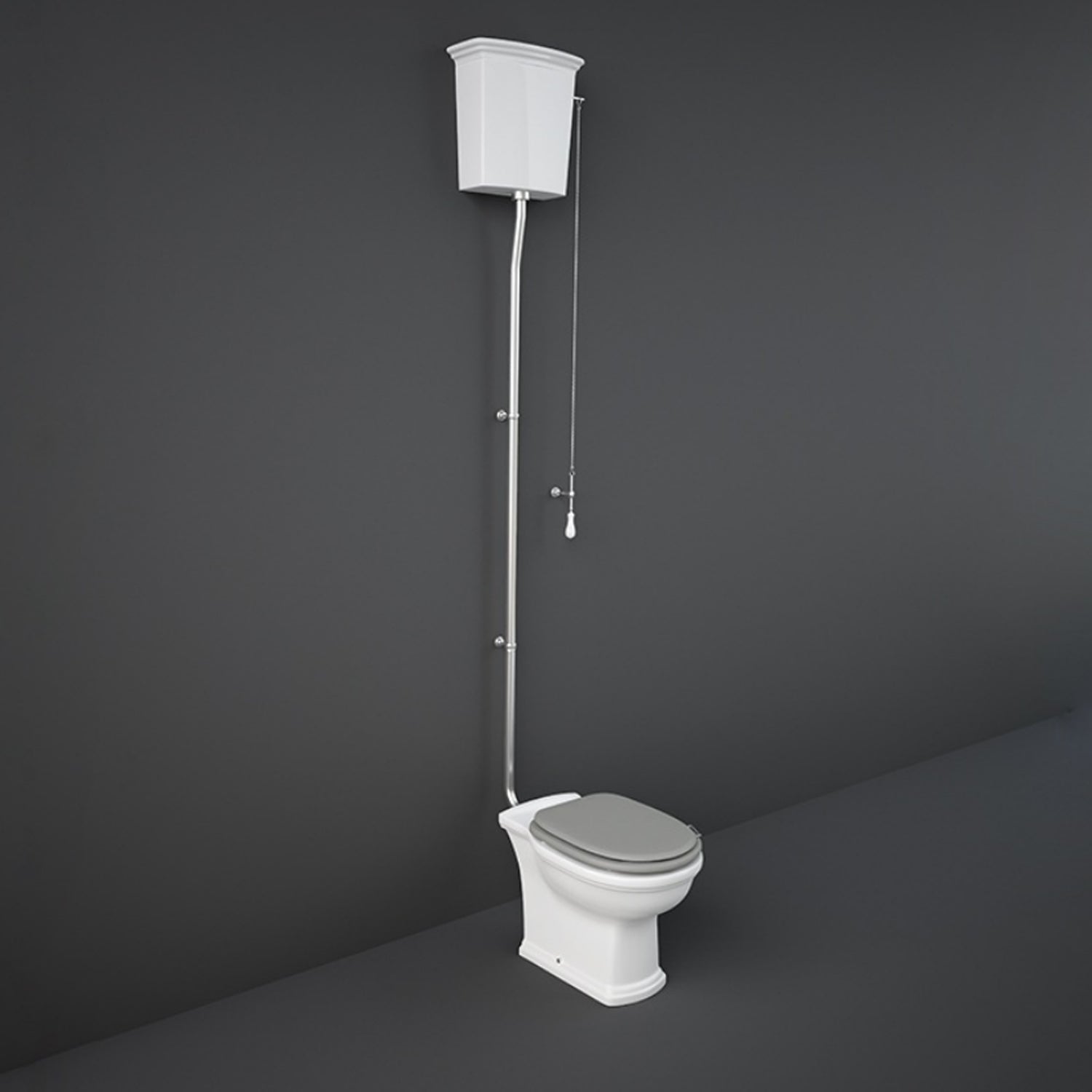 Cassetta WC alta Washington - Bianco 3