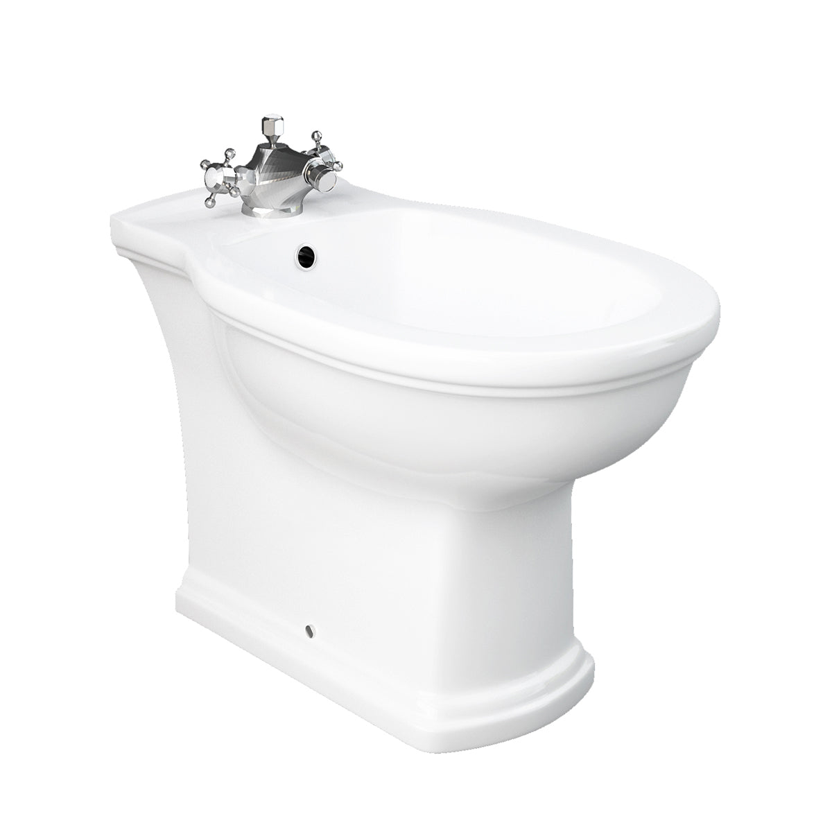 Bidet a terra RAK serie Washington 36x58x40 cm - Bianco