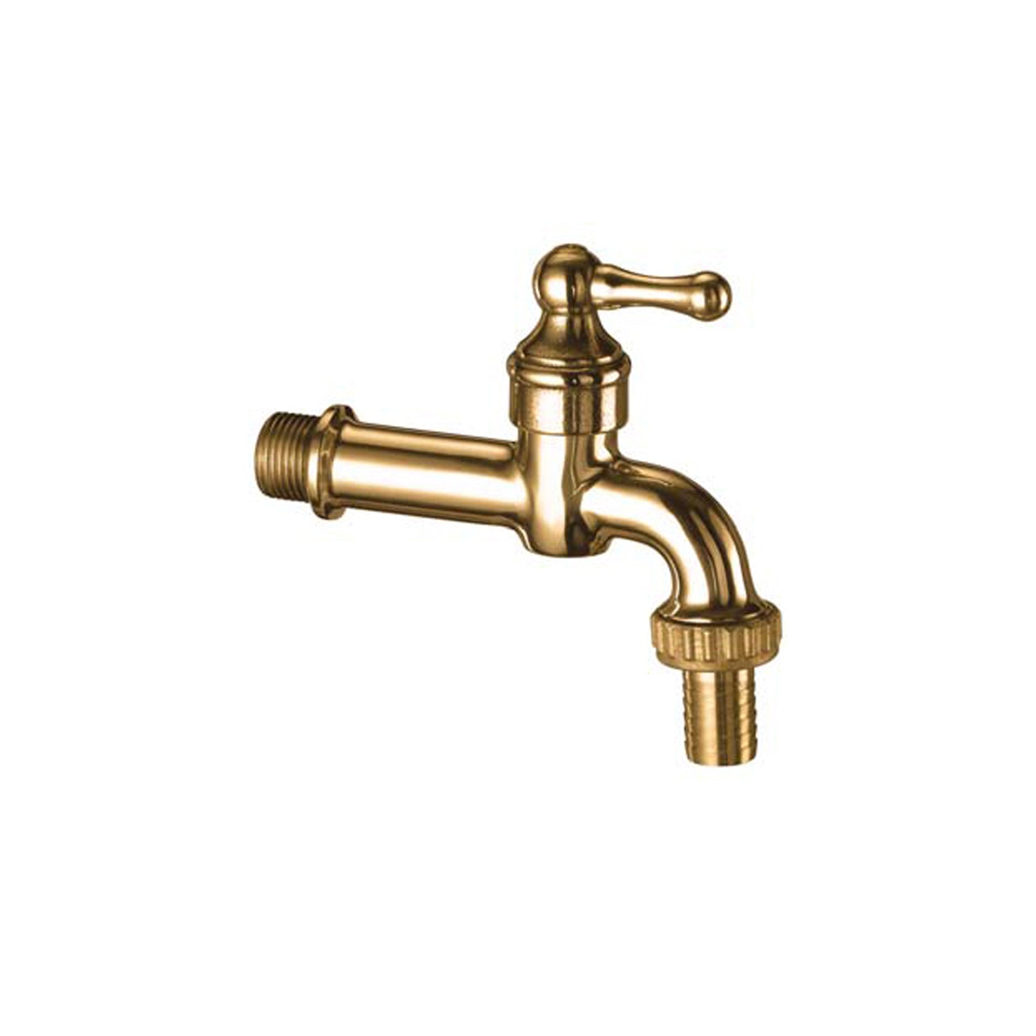 Rubinetto da giardino Retro' Lucido mini attacco 1/2'' con portagomma by CeramicStore | Lo specialista del tuo bagno