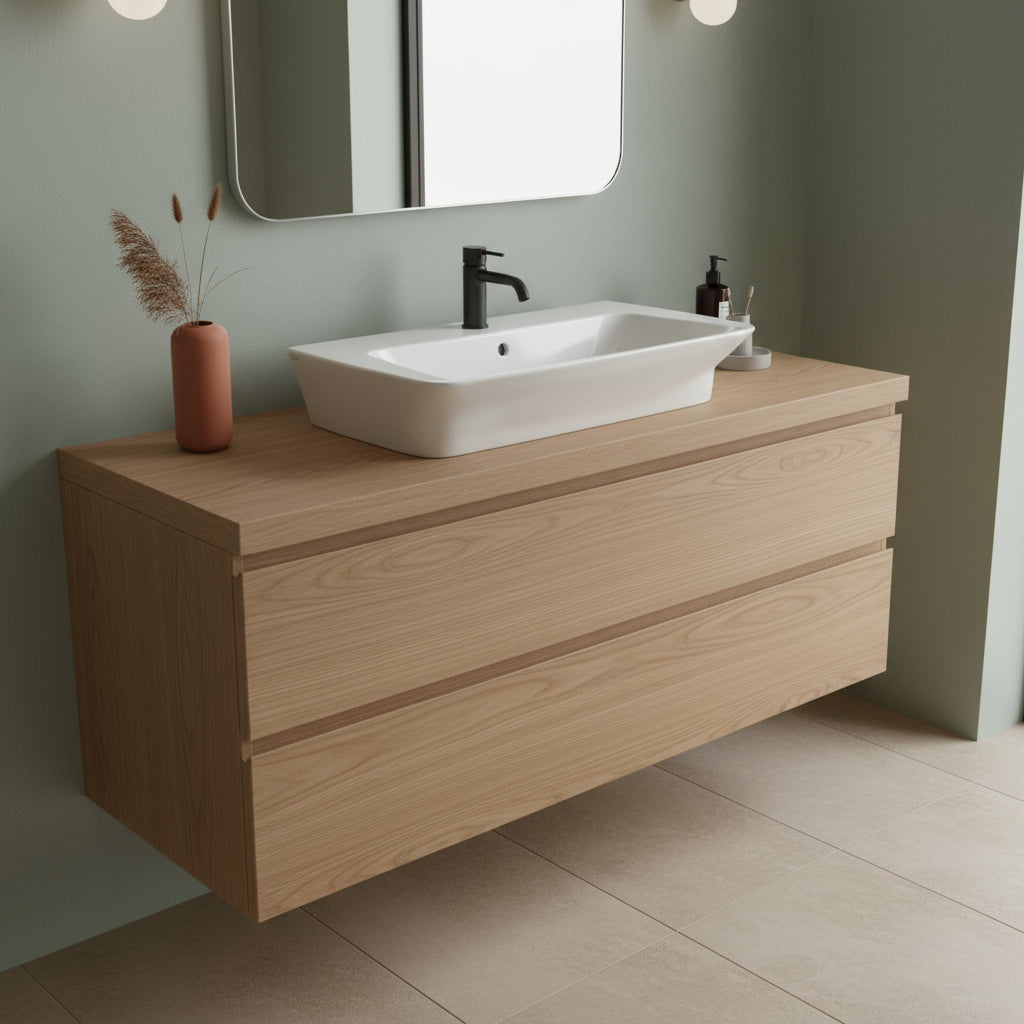 Lavabo sospeso o da appoggio Ceramica Azzurra serie Hera 78x43x14