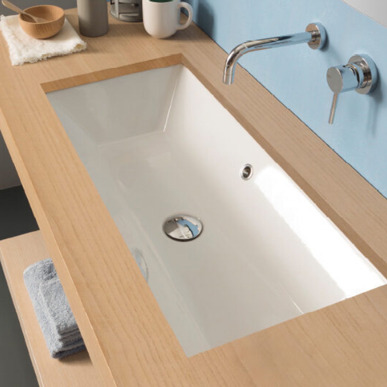  Lavabo da Incasso 90X34 cm Ceramica Globo modello Stockholm by CeramicStore | Lo specialista del tuo bagno
