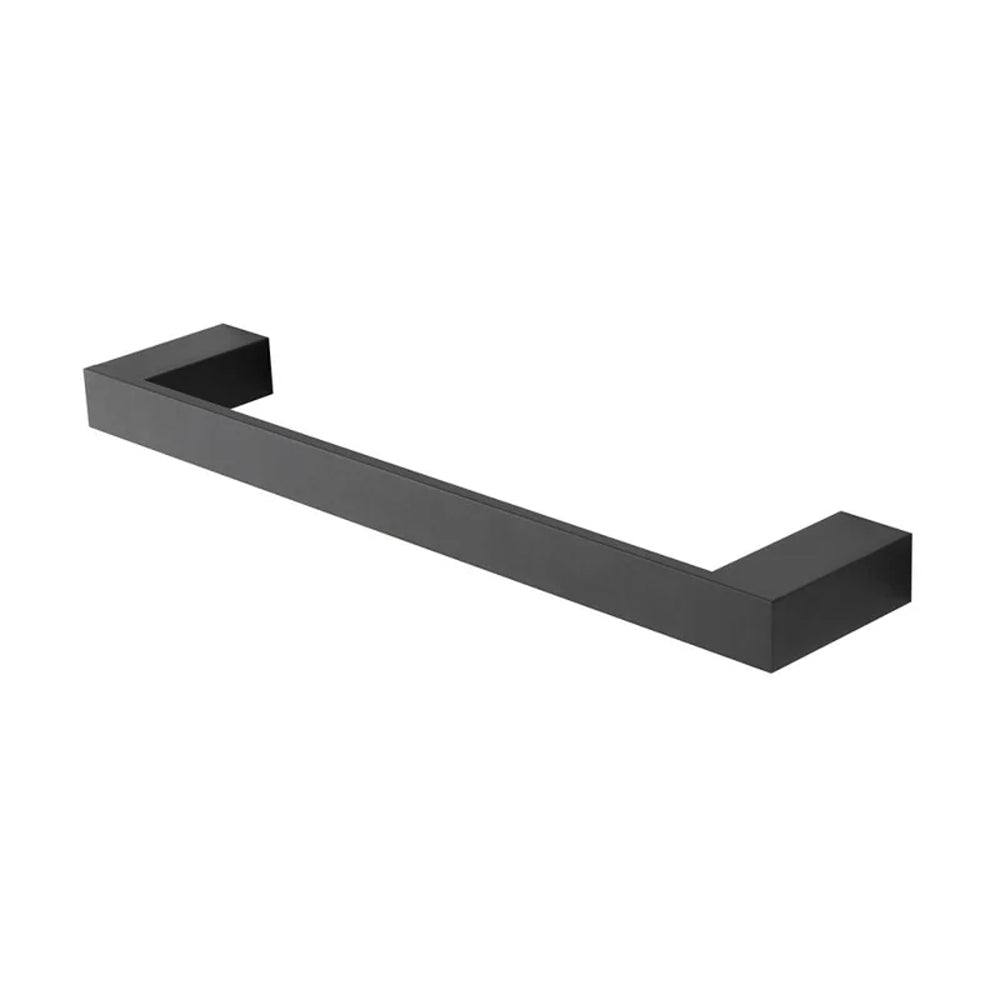 Porta asciugamani 35 cm in alluminio Bathcore Serie Sun - Nero