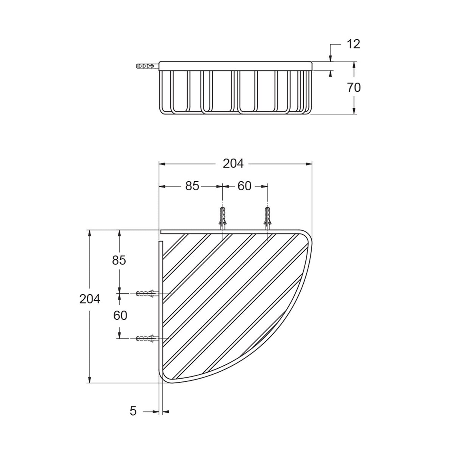  Angoliera porta oggetti in ottone h70mm bianco by CeramicStore | Lo specialista del tuo bagno