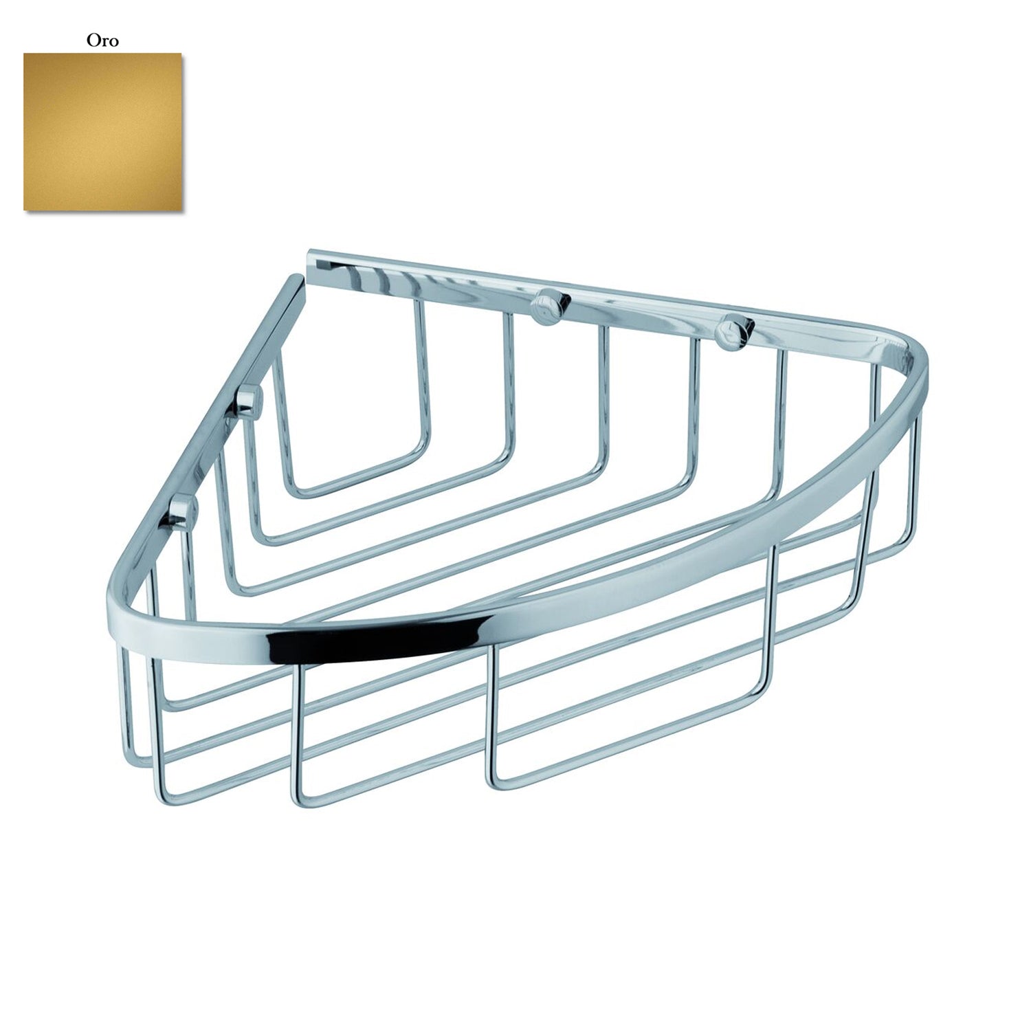 Angoliera porta oggetti in ottone h70mm oro by CeramicStore | Lo specialista del tuo bagno