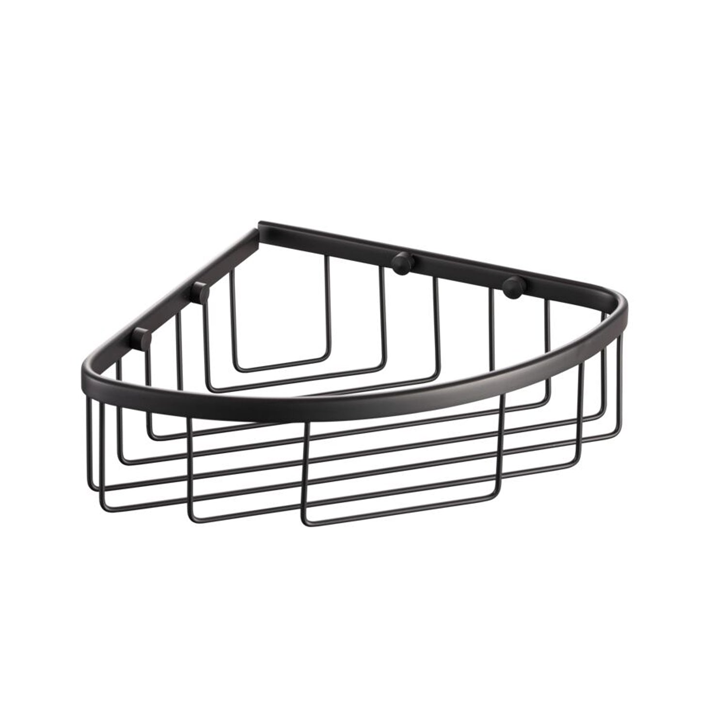 Angoliera porta oggetti in ottone h70mm nero opaco by CeramicStore | Lo specialista del tuo bagno