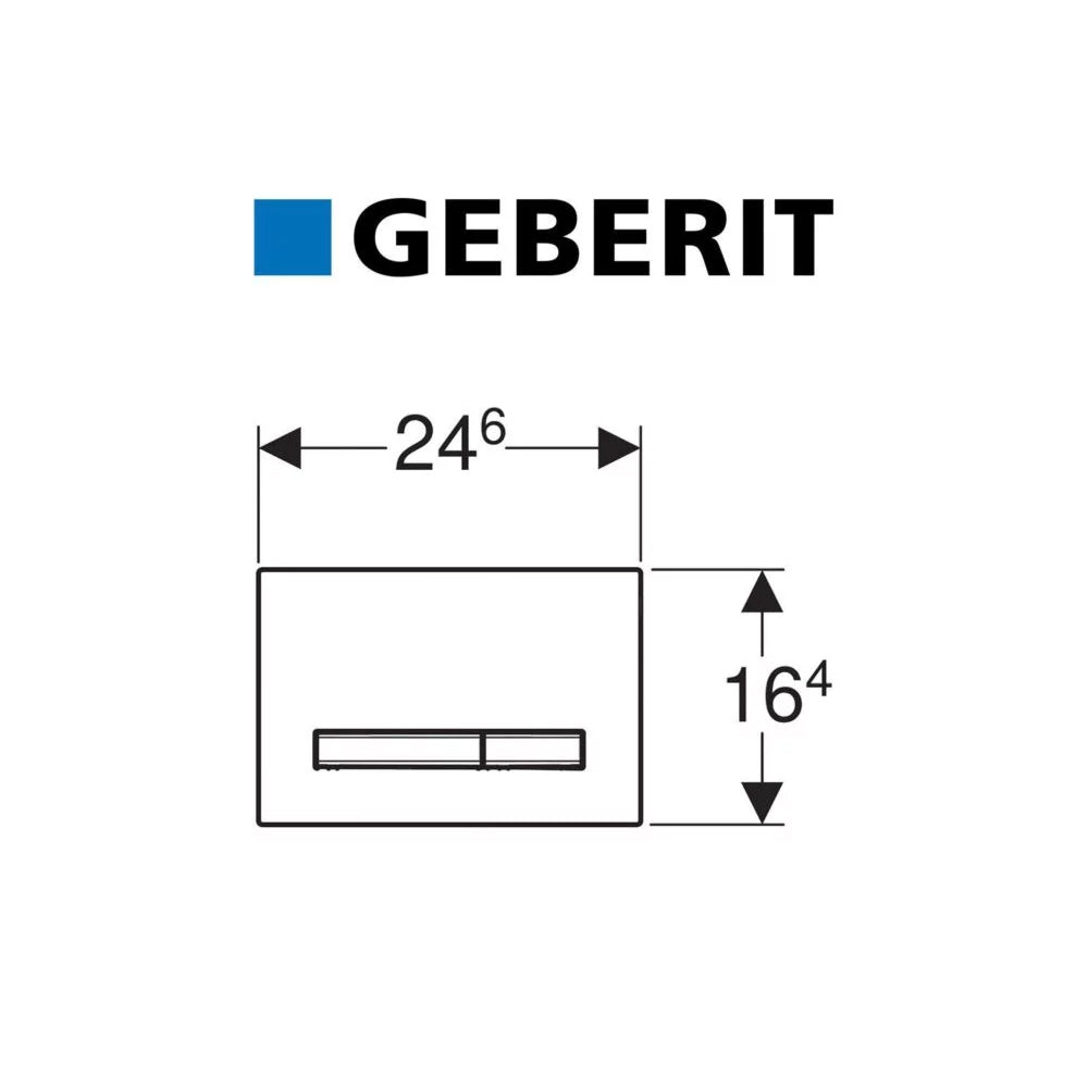  Piastra di azionamento Geberit Sigma 50 Cromo Lucido
