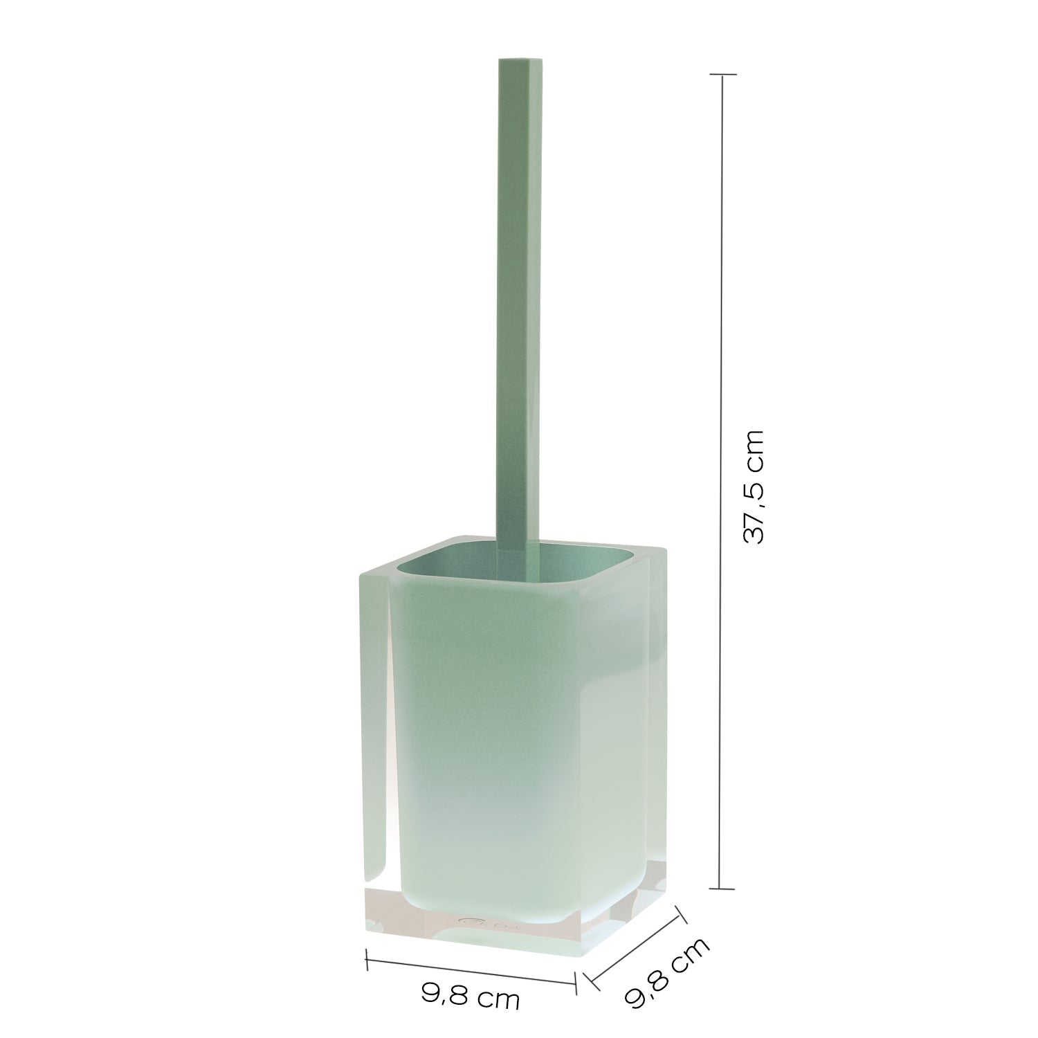  Scopino da appoggio in resina Gedy serie Rainbow - Verde Menta by CeramicStore | Lo specialista del tuo bagno