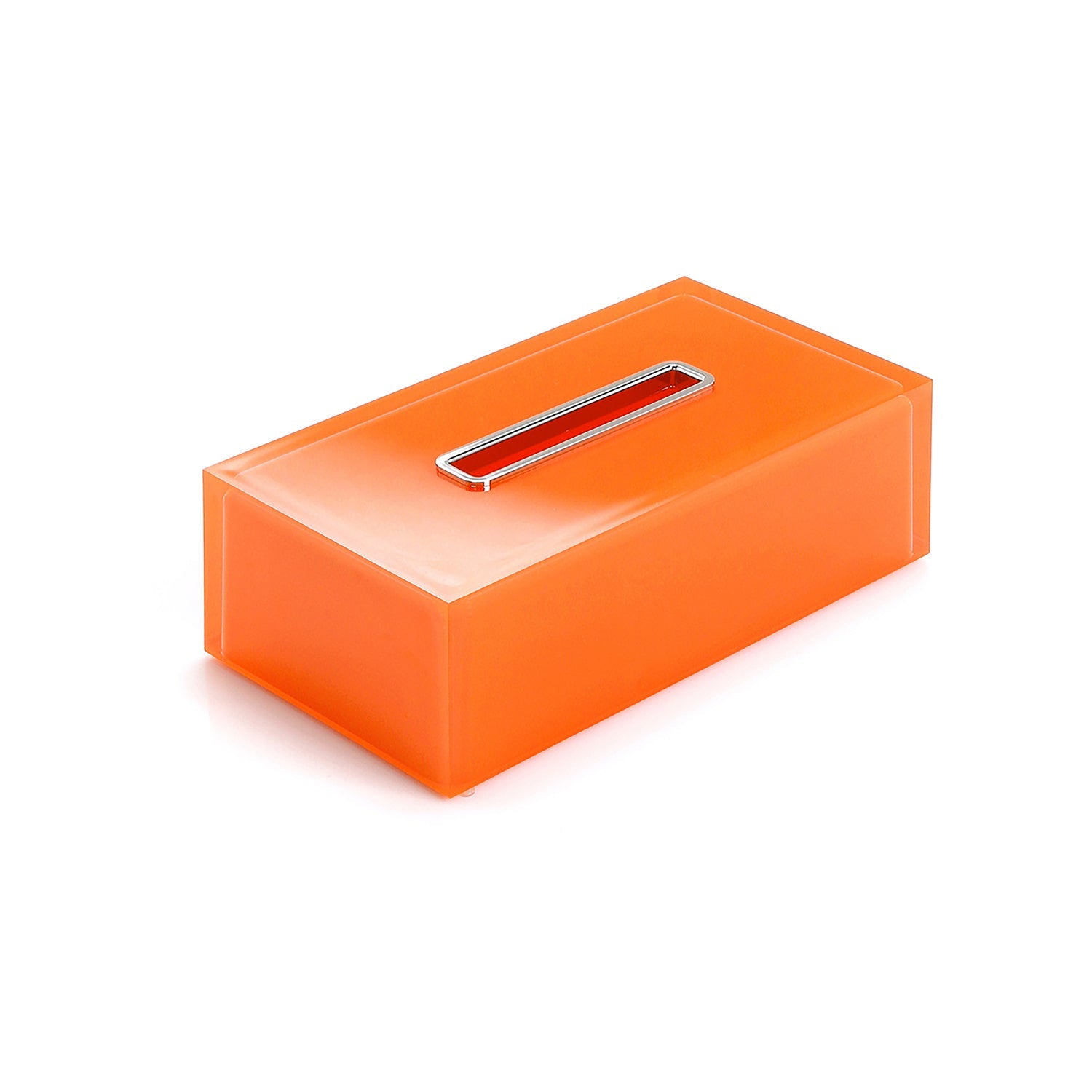 Portafazzoletti da appoggio Gedy serie Rainbow - Arancione by CeramicStore | Lo specialista del tuo bagno