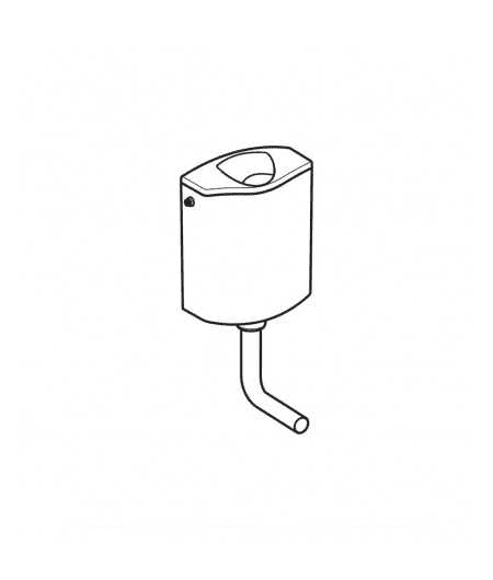 136.432.11.1 Cassetta di risciacquo esterna GEBERIT AP116 doppio tasto 2