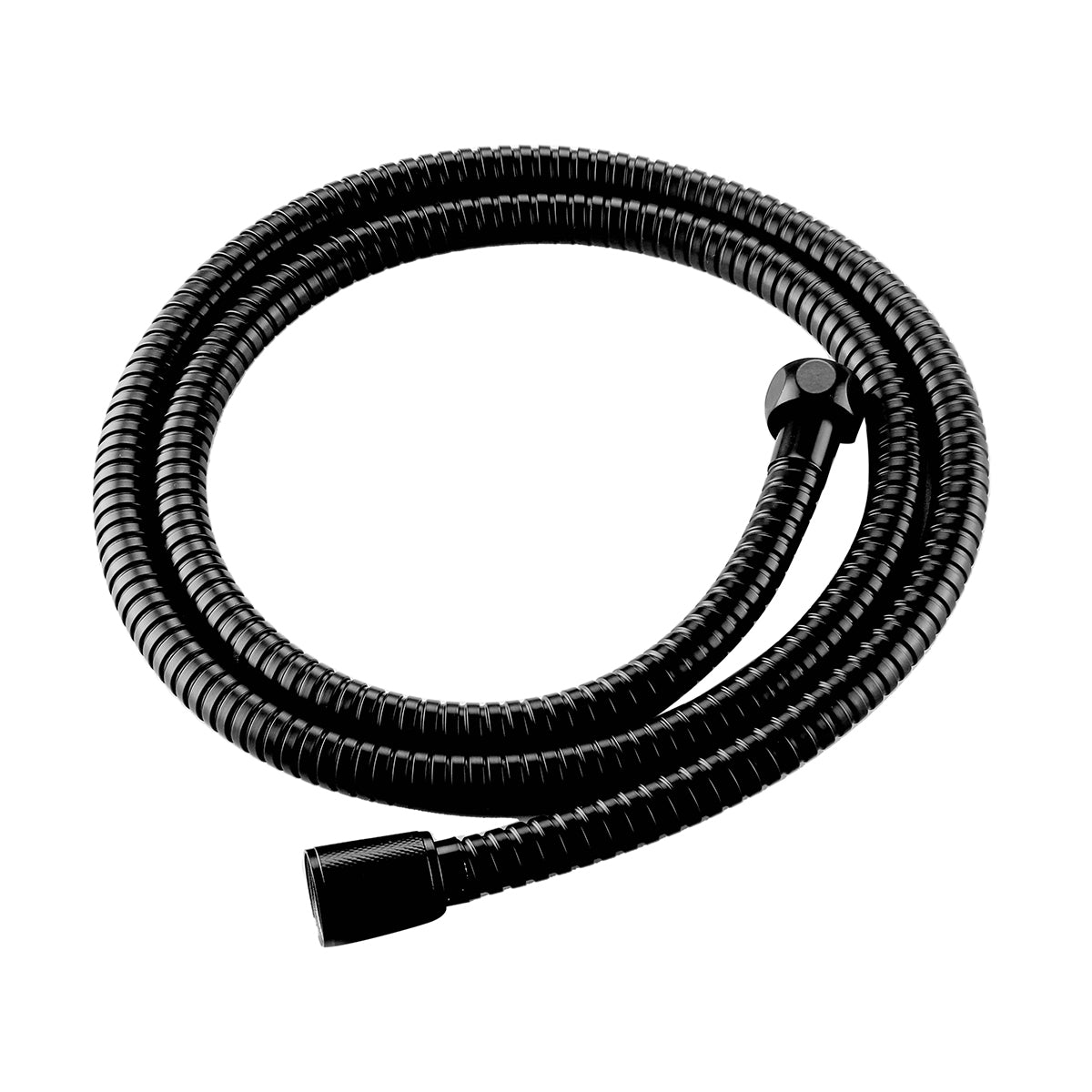 Flessibile doccia DocciaGo in PVC con attacco conico 150 cm - Nero