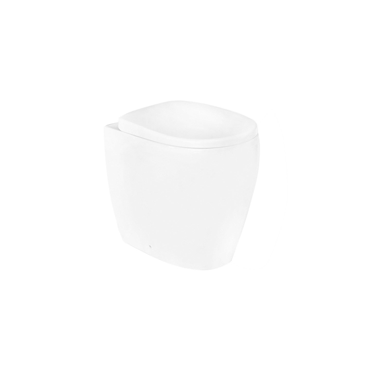  Coppia di sanitari filomuro Orchidea di Linpha Sanitary cm 36x53 bidet wc senza brida e copriwater