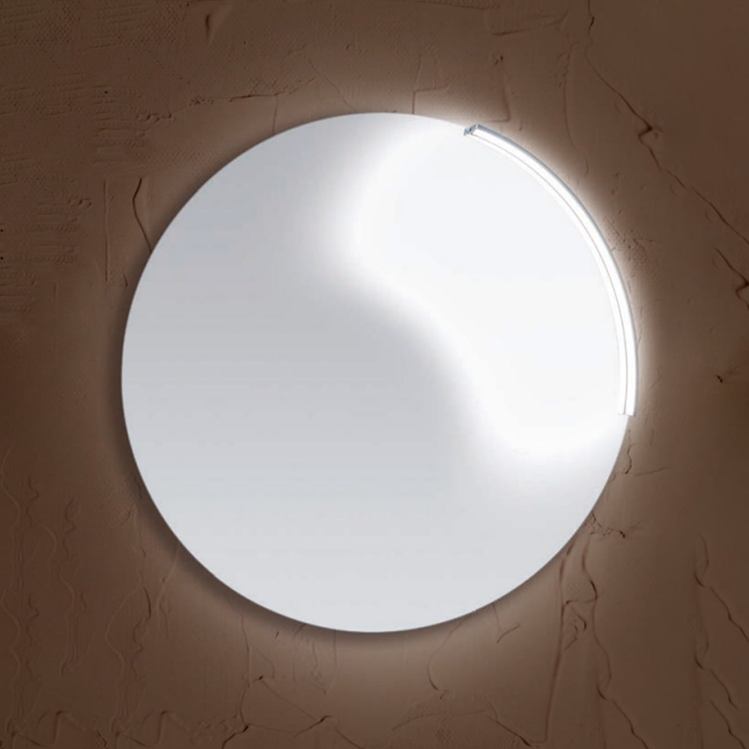 Specchio con lampada a LED Cubi&Co linea Light - diametro 70 cm