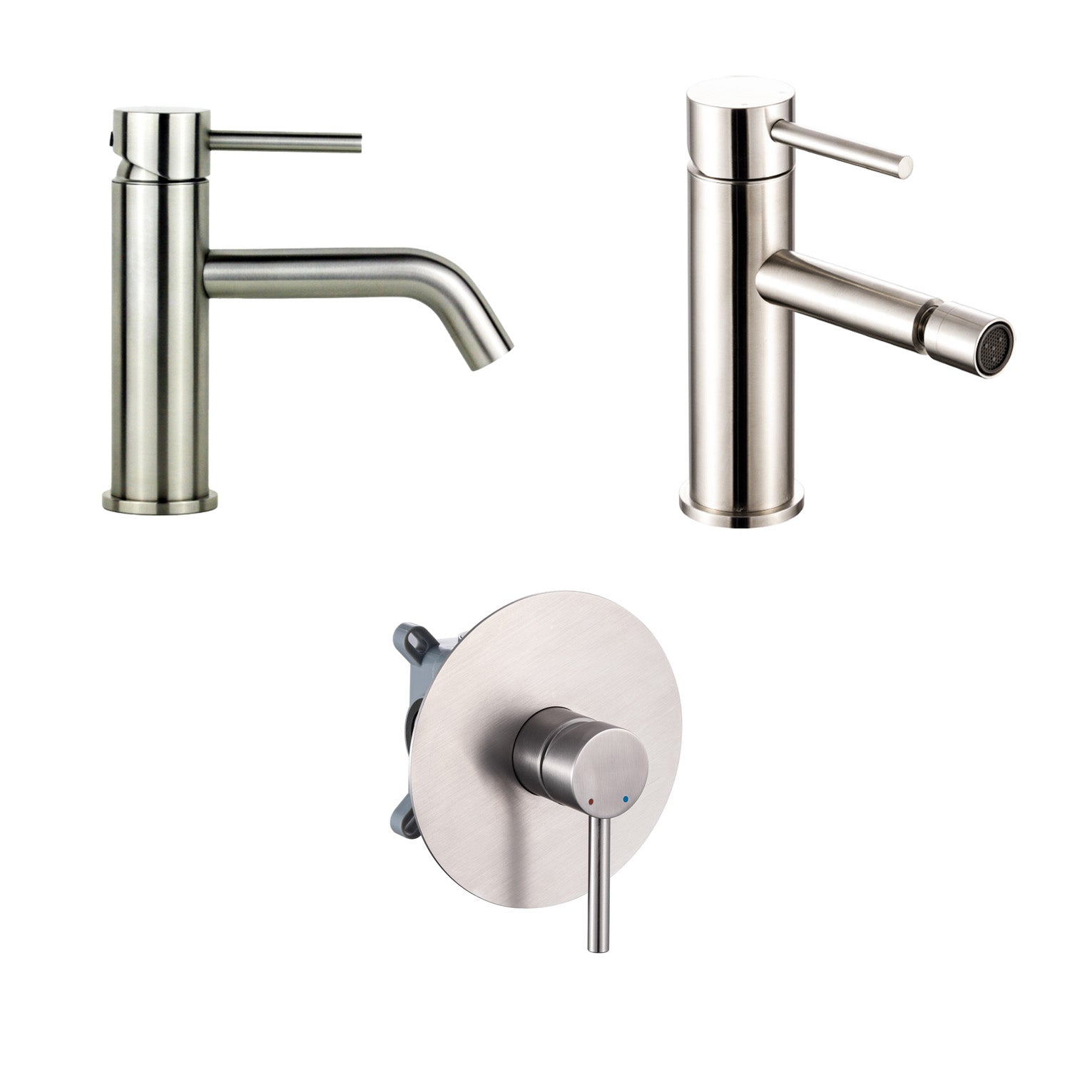 Composizione di miscelatori per lavabo