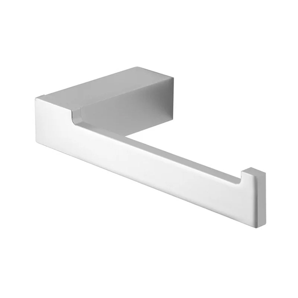 Porta rotolo bagno in alluminio Bathcore Serie Sun - Argento
