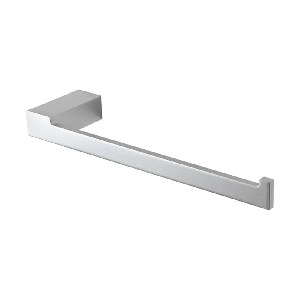 Porta salviette 27 cm in alluminio Bathcore Serie Sun - Argento