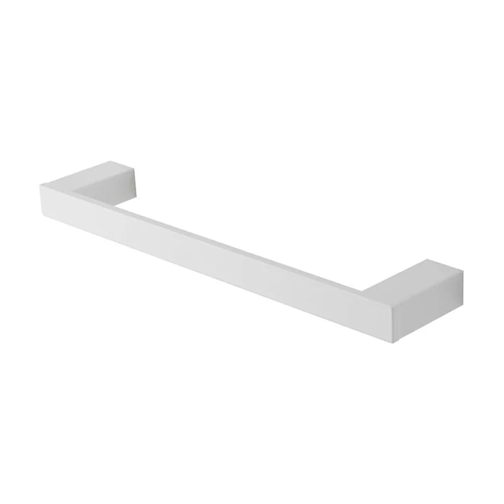 Porta asciugamani 35 cm in alluminio Bathcore Serie Sun - Bianco