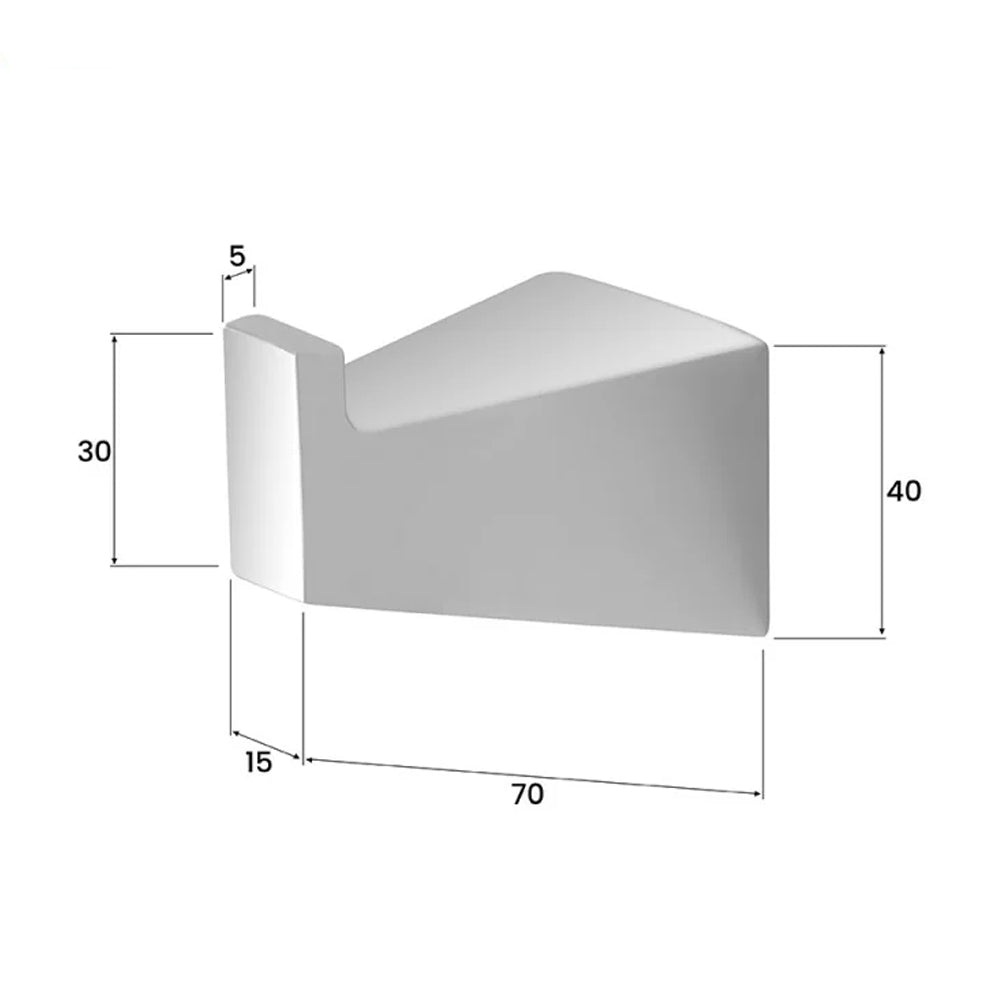 Appendino bagno in Cromall Bathcore Serie Piramide - Cromo 2