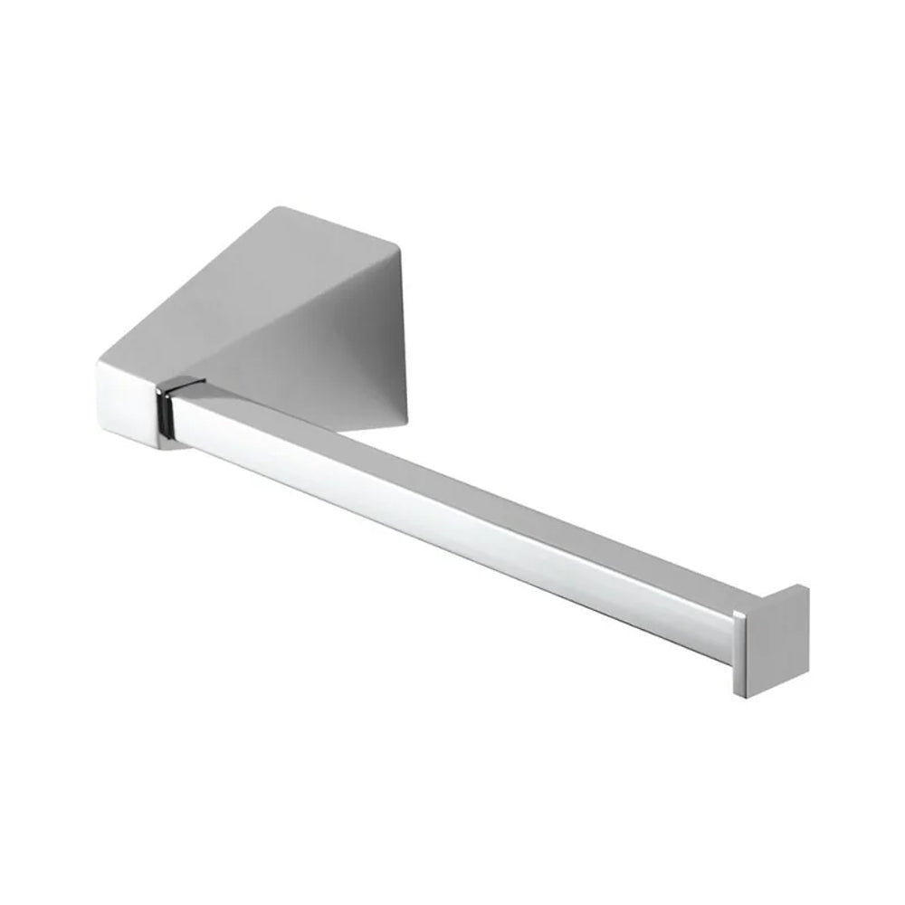 Porta rotolo bagno in Cromall Bathcore Serie Piramide - Cromo