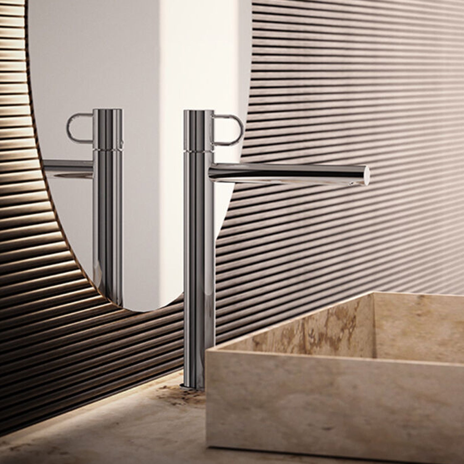  Miscelatore alto lavabo con scarico click clack Paffoni Jocker cromato by CeramicStore | Lo specialista del tuo bagno