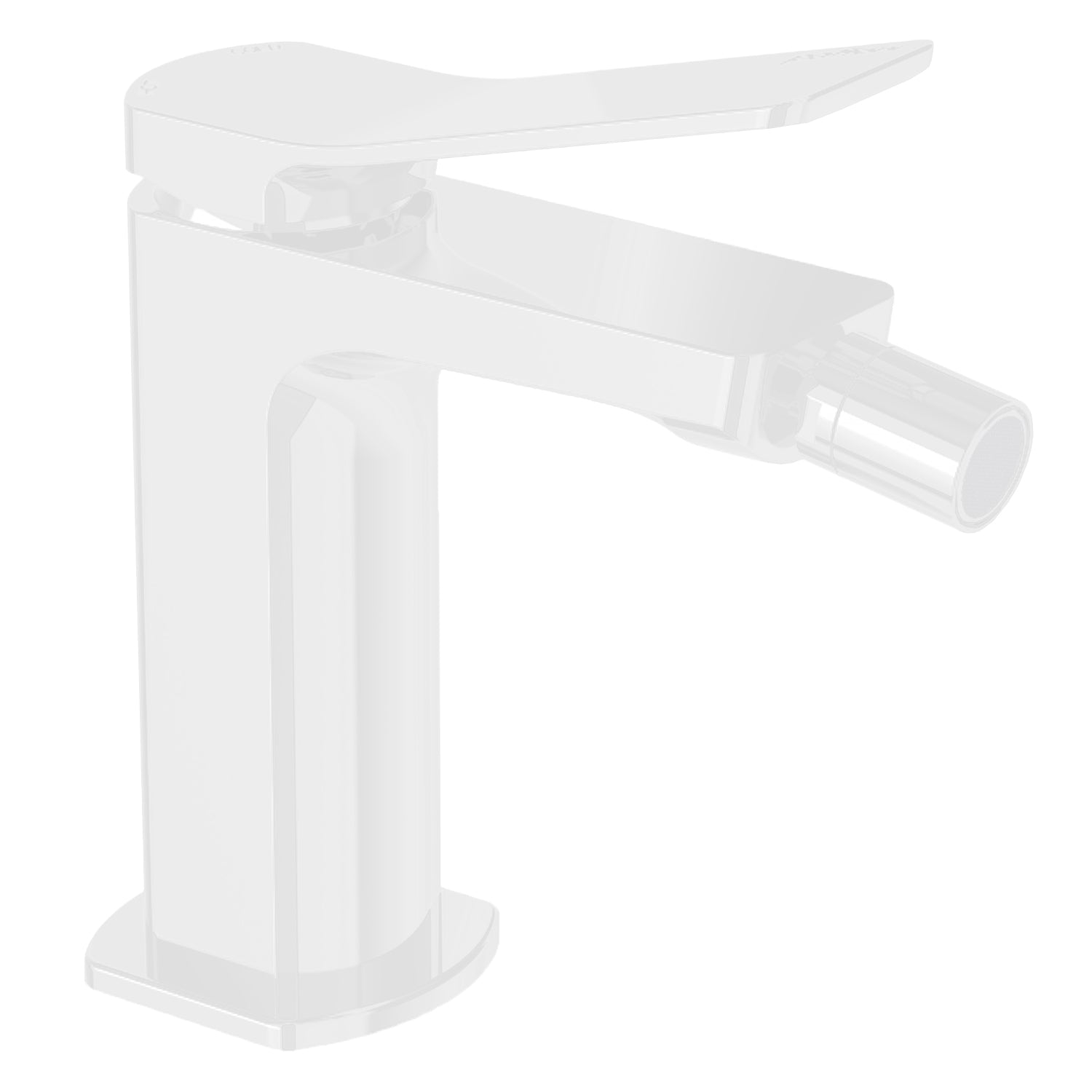 Miscelatore bidet con scarico automatico Paffoni Tilt Bianco Opaco by CeramicStore | Lo specialista del tuo bagno