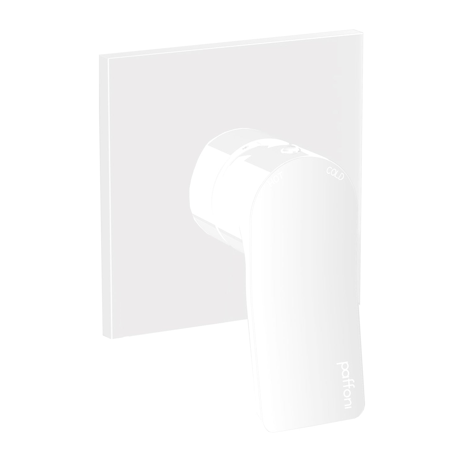 Miscelatore incasso doccia ad una uscita modello Tilt Paffoni bianco opaco by CeramicStore | Lo specialista del tuo bagno