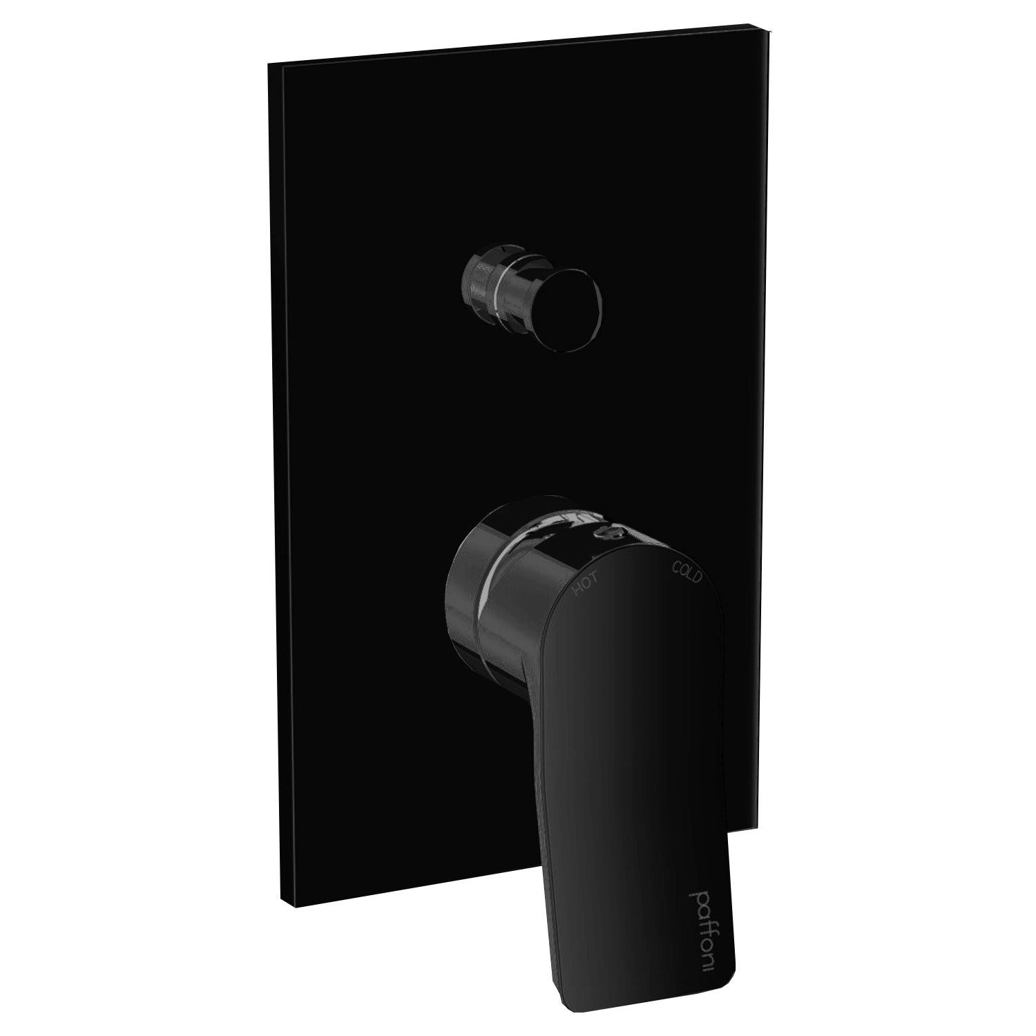 Miscelatore incasso doccia a due uscite con deviatore pneumatico modello Tilt Paffoni nero opaco by CeramicStore | Lo specialista del tuo bagno