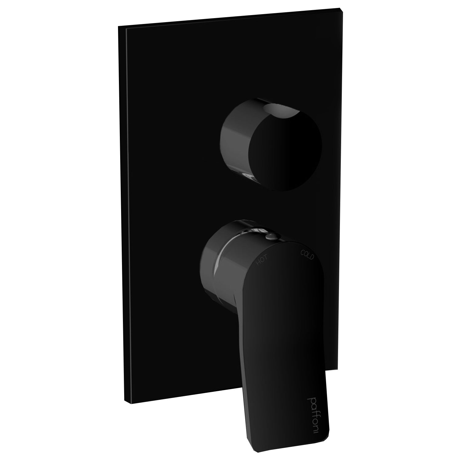 Miscelatore incasso doccia a due uscite con deviatore meccanico modello Tilt Paffoni nero opaco by CeramicStore | Lo specialista del tuo bagno