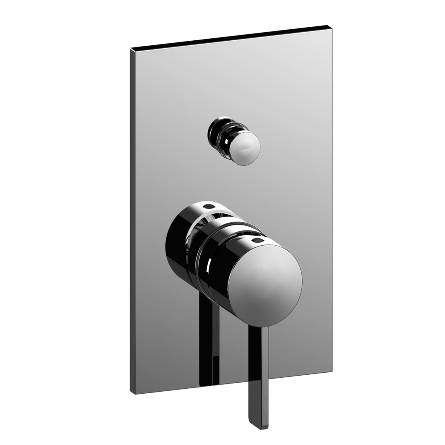 Miscelatore incasso doccia 2 uscite Paffoni Rock con deviatore a pulsante by CeramicStore | Lo specialista del tuo bagno