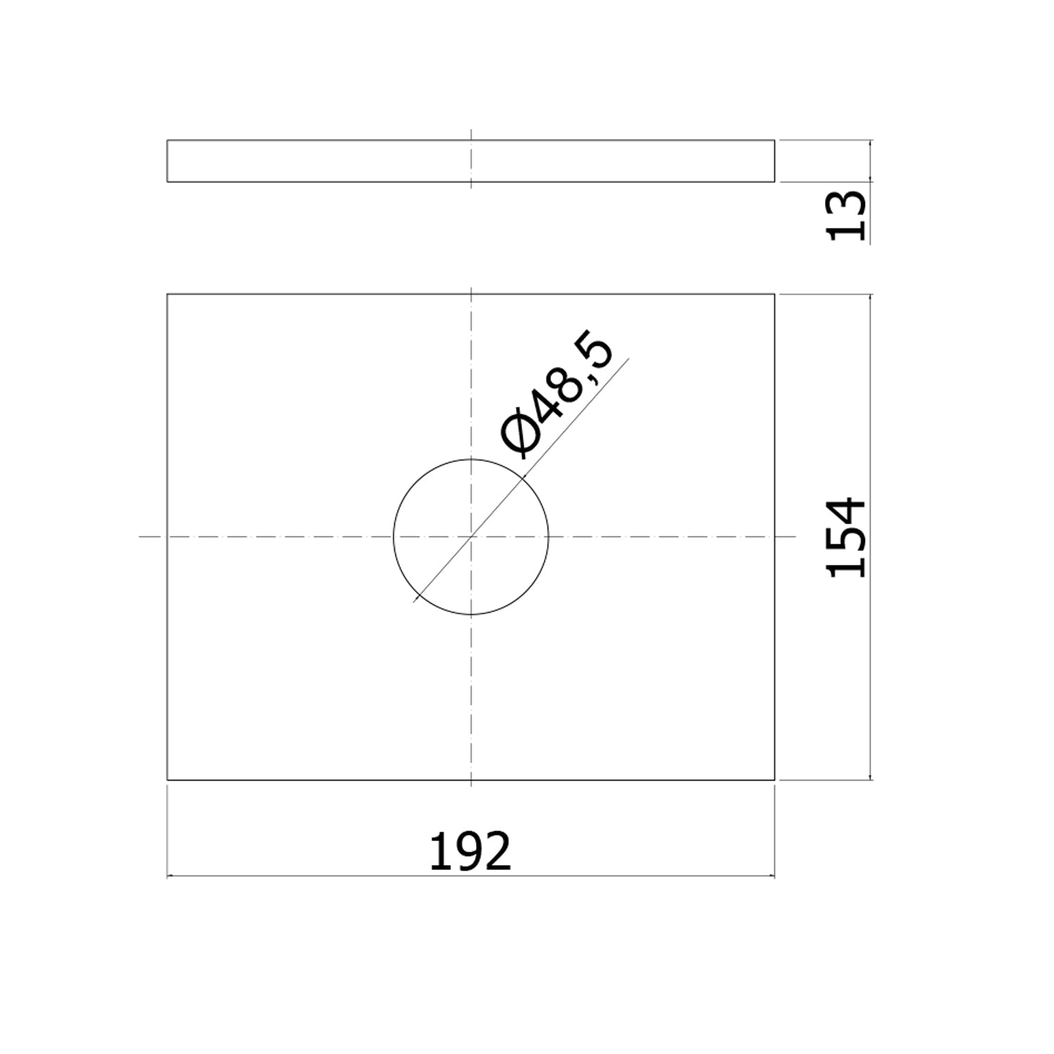  Set esterno miscelatore incasso doccia 1 uscita Paffoni Tango senza deviatore con piastra in abs by CeramicStore | Lo specialista del tuo bagno