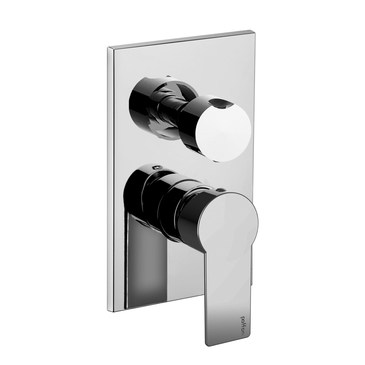 Miscelatore incasso doccia 3 uscite Paffoni Tango 120x190 mm Cromo con piastra in acciaio by CeramicStore | Lo specialista del tuo bagno