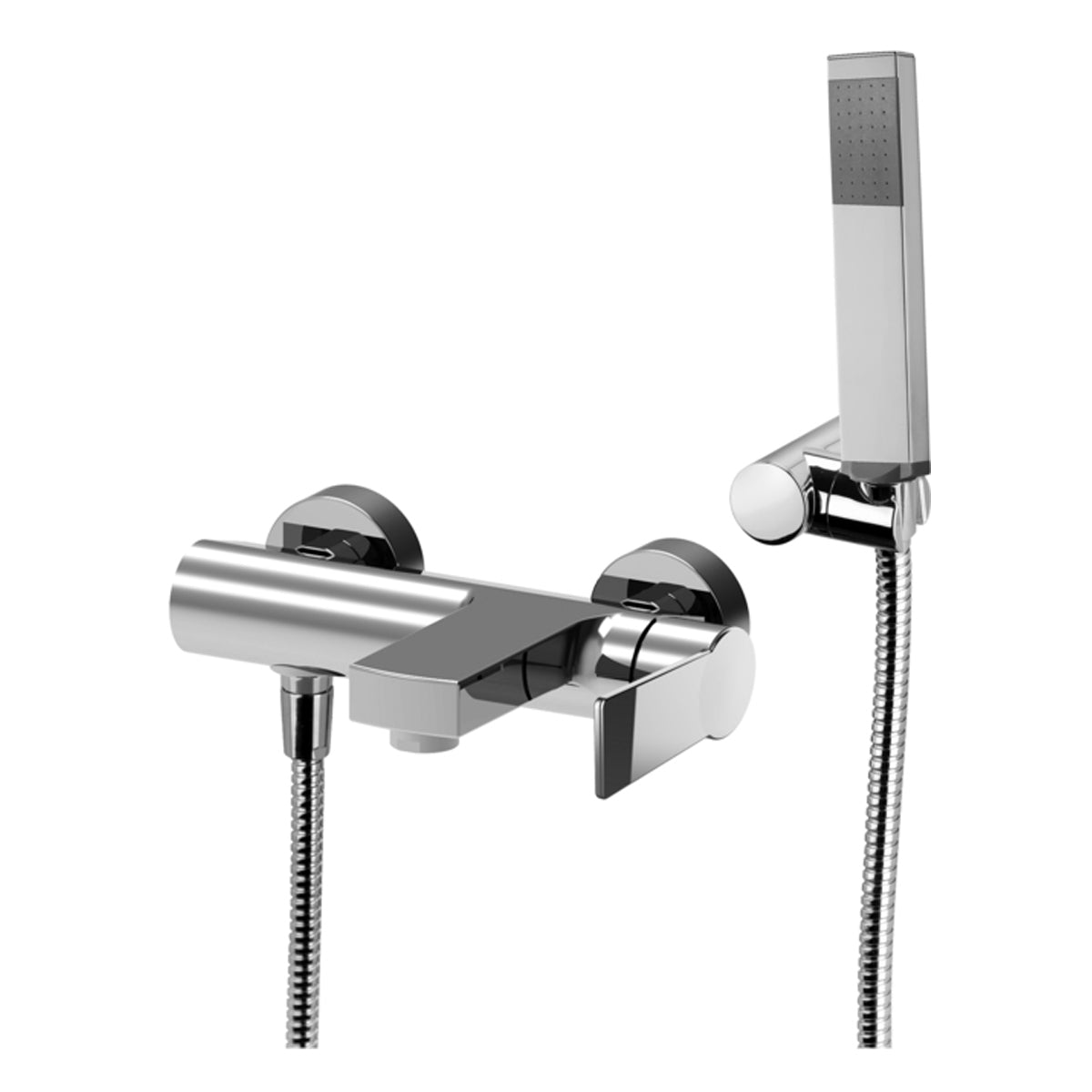 Miscelatore vasca-doccia 2 uscite Paffoni Tango con deviatore e supporto a muro by CeramicStore | Lo specialista del tuo bagno