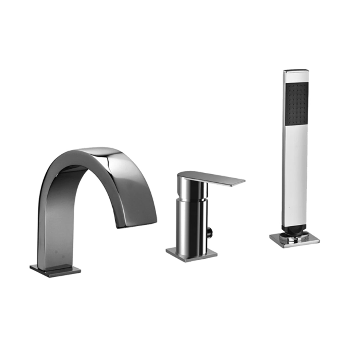 Miscelatore bordo vasca Paffoni Tango con deviatore e bocca a cascata 3 fori by CeramicStore | Lo specialista del tuo bagno