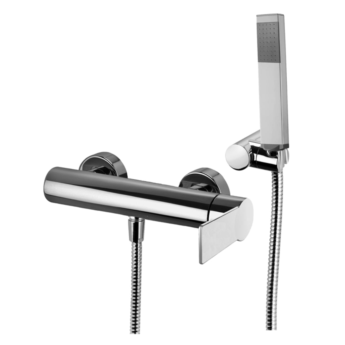 Miscelatore doccia Paffoni Tango con supporto a muro snodato in abs