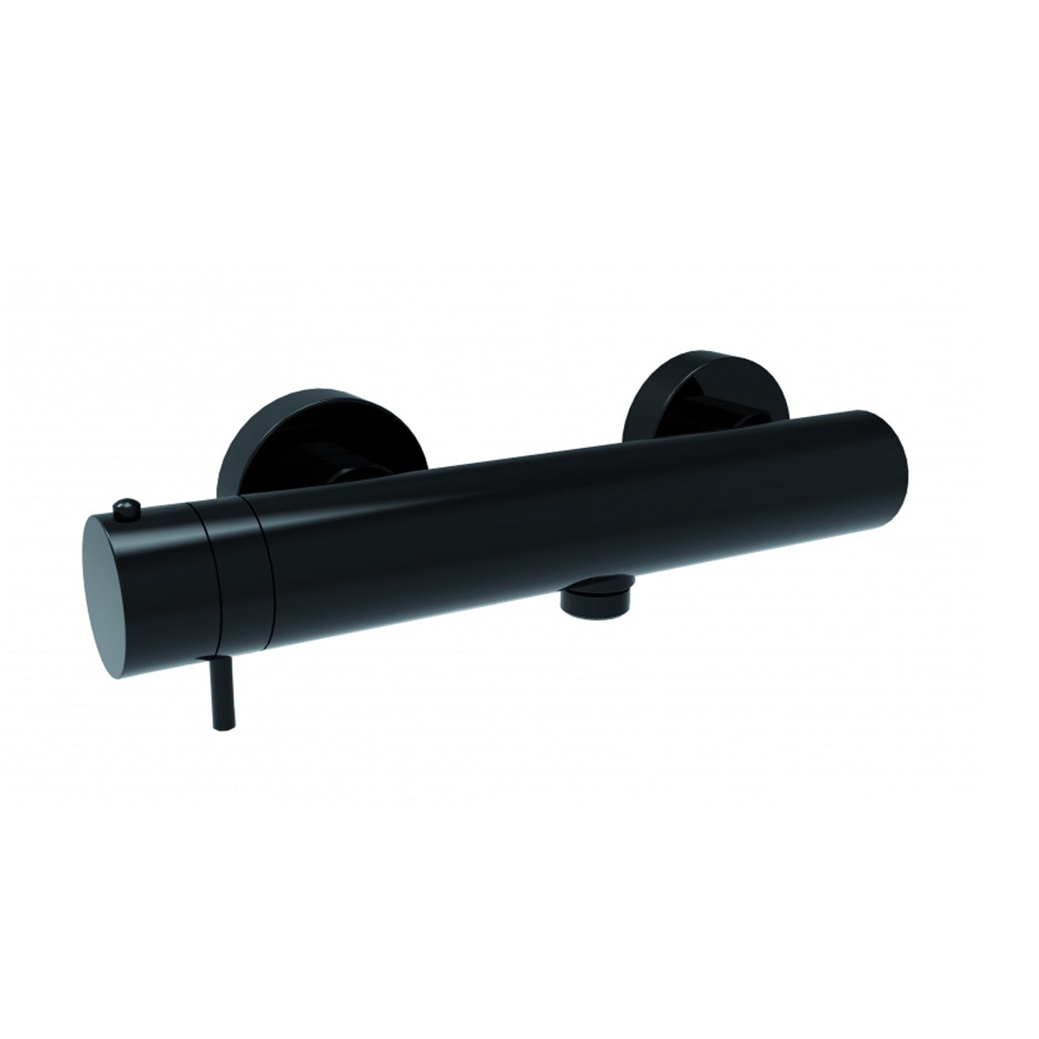 Miscelatore termostatico esterno doccia di Bossini in ottone nero opaco by CeramicStore | Lo specialista del tuo bagno