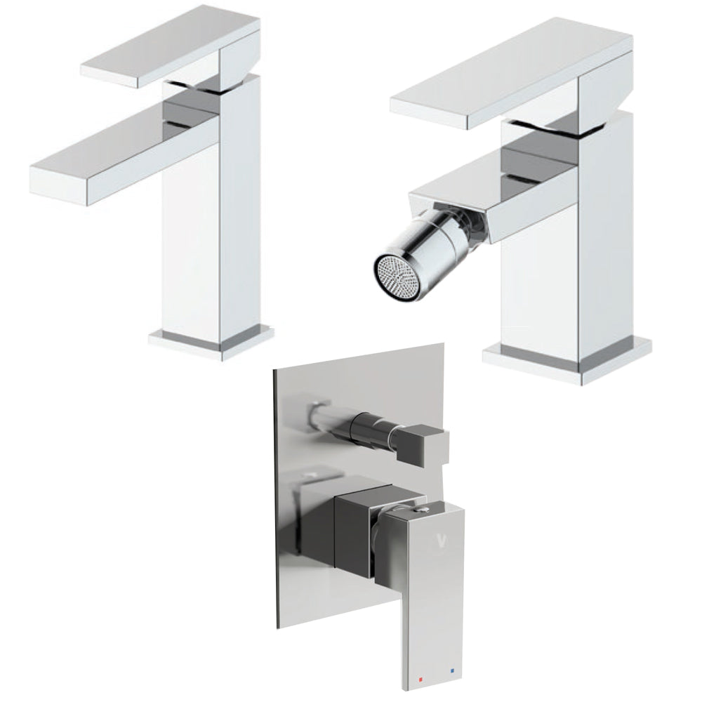 Composizione Square con miscelatore lavabo