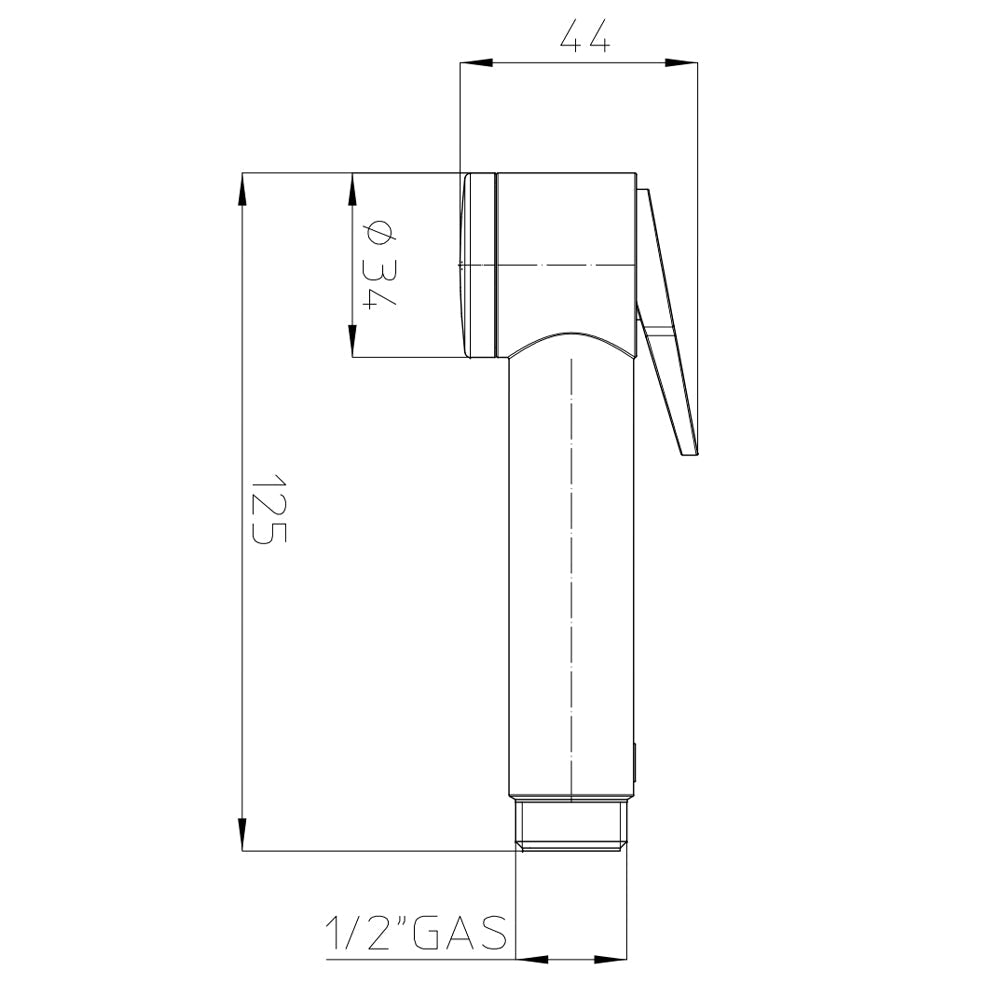  Set idrogetto Bossini Paloma idroscopino completo di rubinetto e supporto by CeramicStore | Lo specialista del tuo bagno