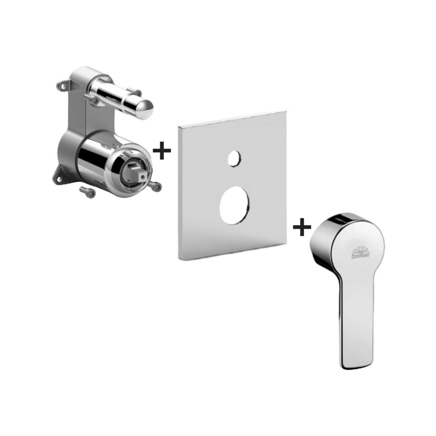 Set esterno miscelatore incasso doccia 2 uscite Paffoni serie Red - Cromato by CeramicStore | Lo specialista del tuo bagno