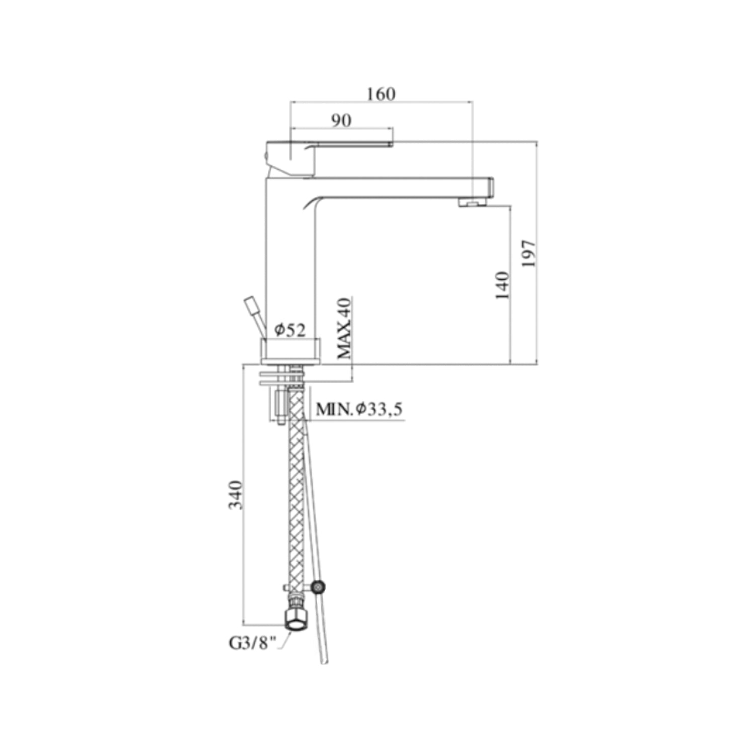  Miscelatore lavabo senza scarico Paffoni serie Ringo - Cromato by CeramicStore | Lo specialista del tuo bagno