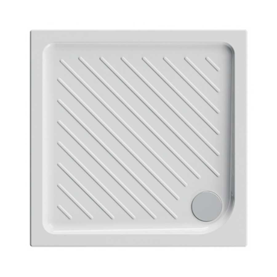 Piatto doccia Dolomite in Ceramica 90x90 Altezza 7 cm quadrato modello Gemma 2