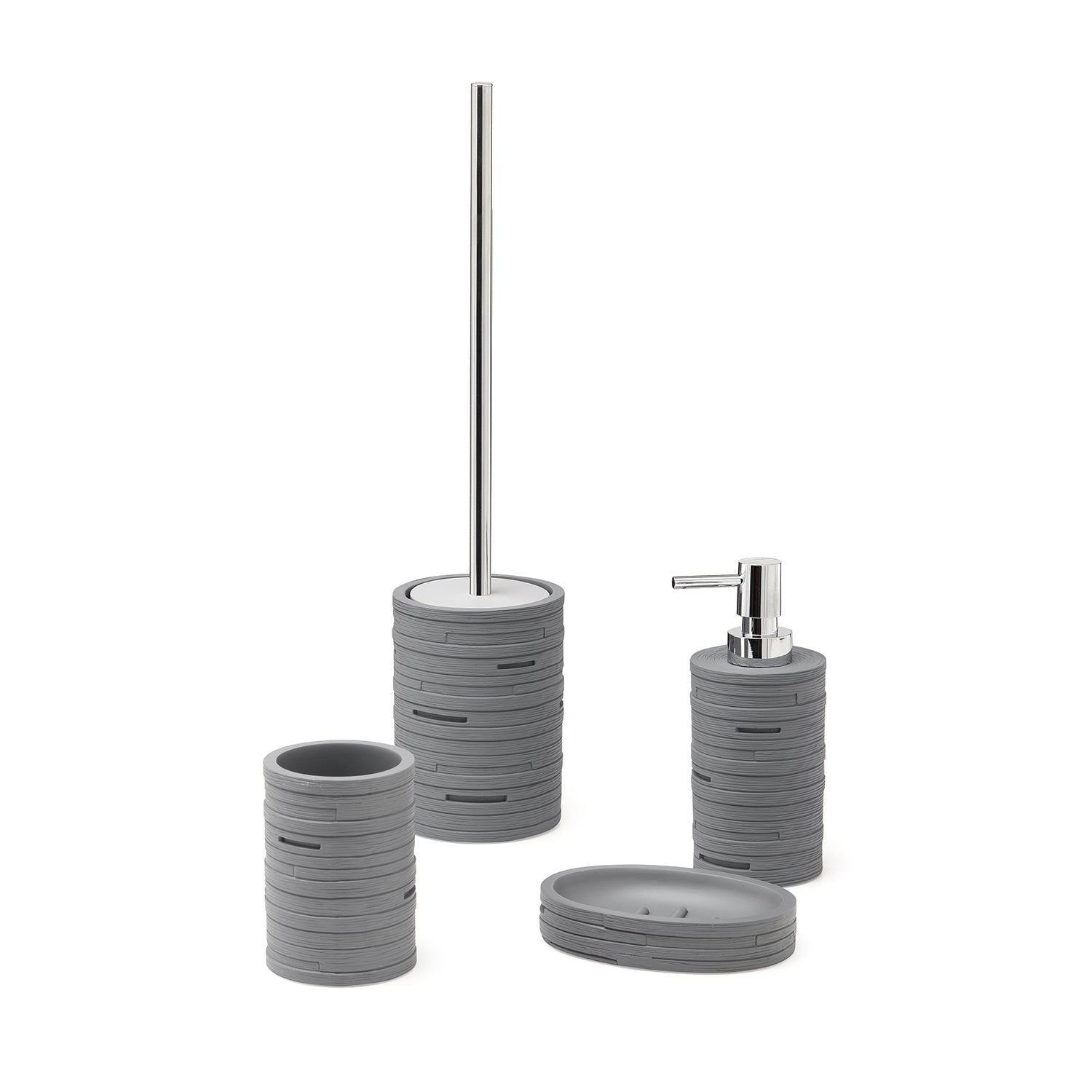  Scopino in resina Gedy serie Helen - Grigio by CeramicStore | Lo specialista del tuo bagno