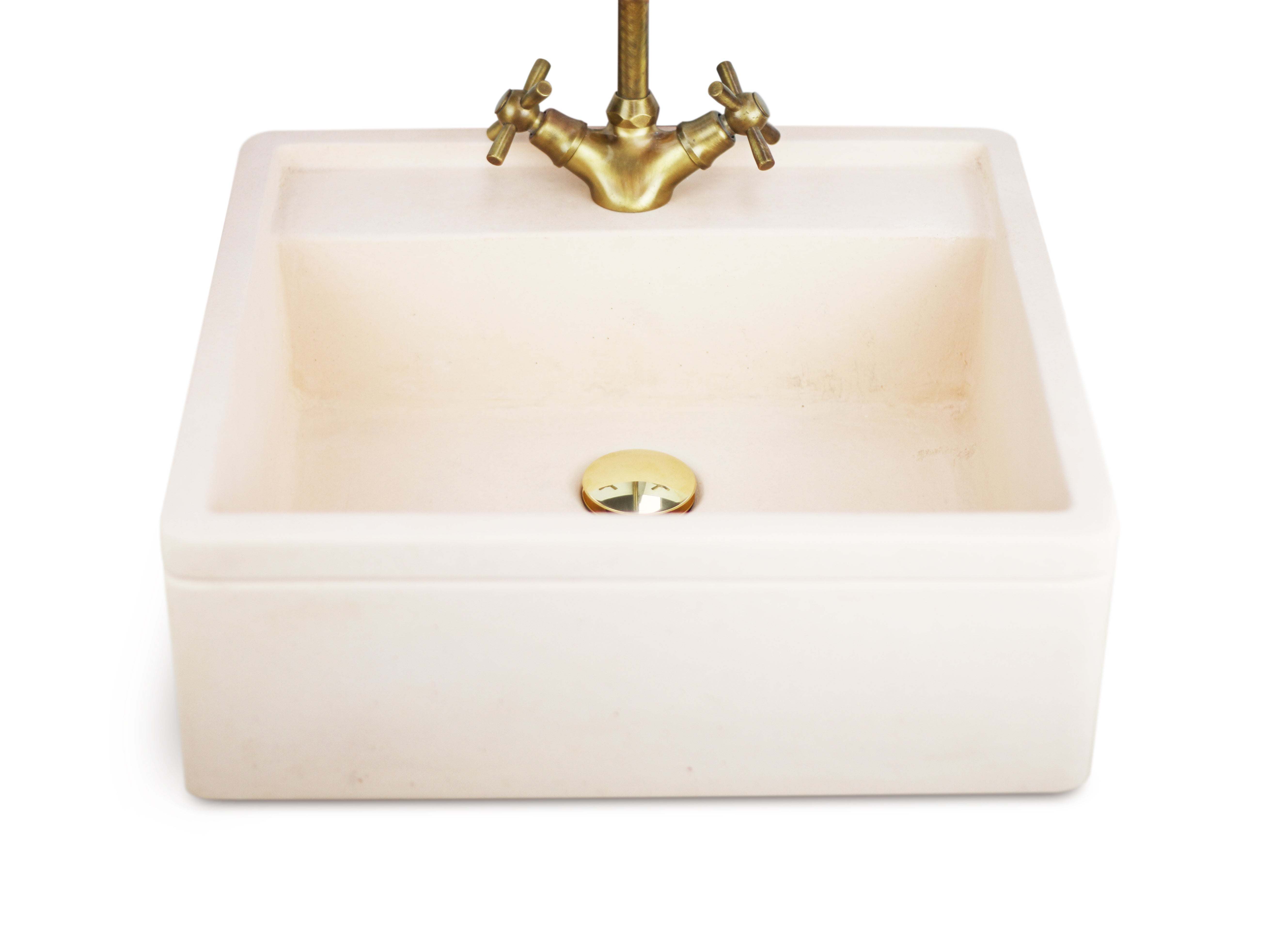  Lavello in cemento colorato rosa cm 45x42x16h cm modello Turia by CeramicStore | Lo specialista del tuo bagno